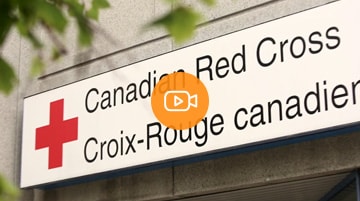 Canadian Red Cross sign