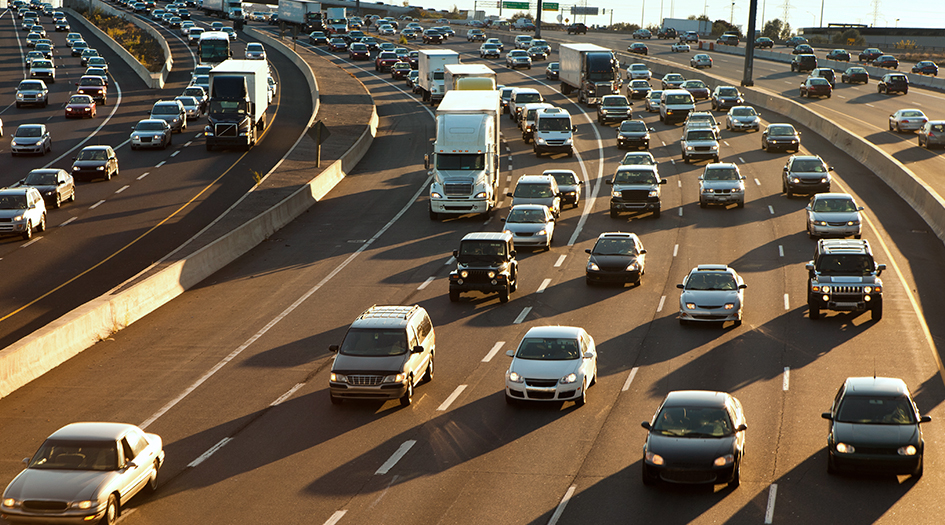 There are a few reasons your car insurance policy might not cover you after a collision, as shown by a busy highway