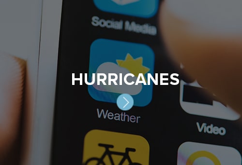 Before, during, and after a hurricane.